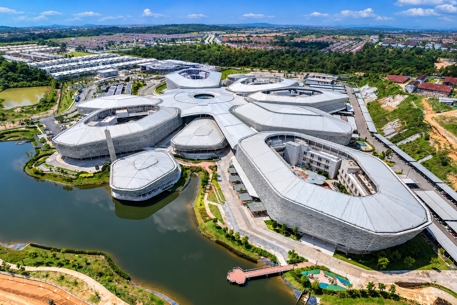 Aerial view of the PERKESO Ipoh development